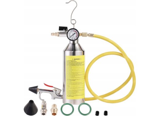 Maszyna, pistolet cylinder do płukania układu klimatyzacji