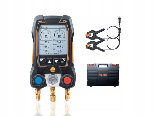 Manometry do klimatyzacji pomp ciepła Testo 550