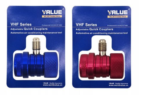 KOMPLET Szybkozłącza VALUE NC 1/4" SAE + WC 1/4" SAE