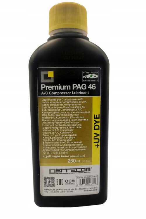 Olej PAG 46 z kontrastem UV 250 ml. ERRECOM