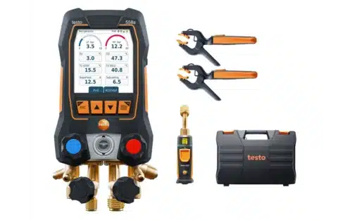 Elektroniczna oprawa zaworowa Testo 558s Zestaw Smart Vacuum