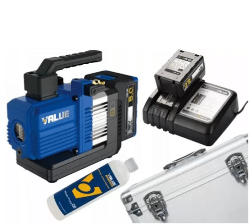 Akumulatorowa dwustopniowa pompa próżniowa VALUE VRP-4DLi 114 l/min