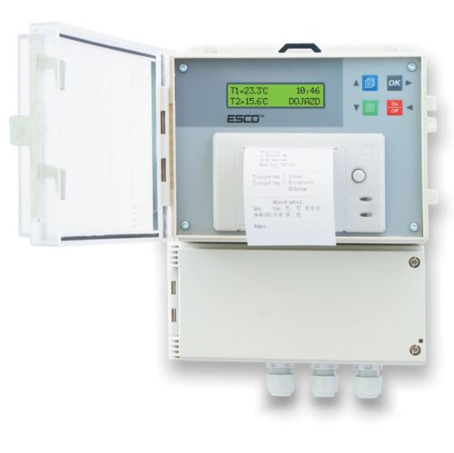 REJESTRATOR TEMPERATURY TERMOGRAF ESCO DR400 + 2 CZUJNIKI