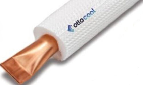 Rura chłodnicza miedziana w otulinie 3/8" 0,8 ścianka Ottocool cięta na metry