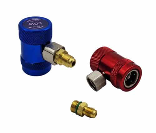 Złącza szybkozłączki serwisowe do klimatyzacji HP+LP R134a R-134a